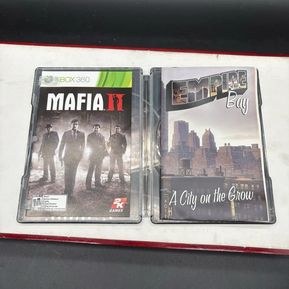 Mafia II (Microsoft Xbox 360, 2010) Steel Book Edition Excellent CIB